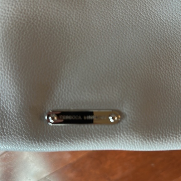 Rebecca Minkoff leather top handle satchel in a periwinkle color. - Picture 11 of 12